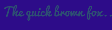 Image with Font Color 2D5072 and Background Color 2D0C89